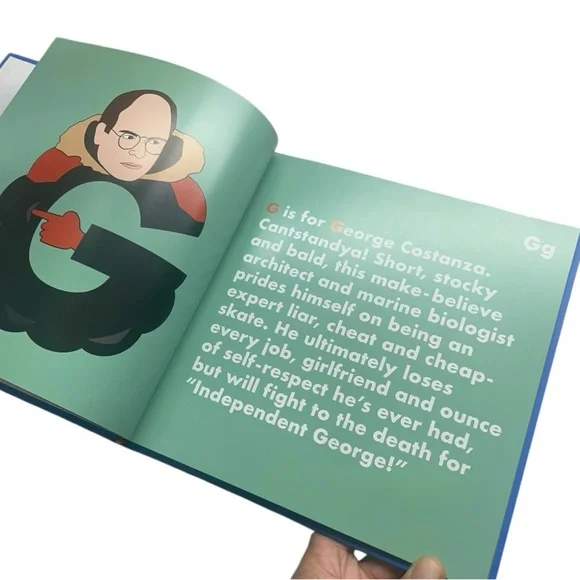 Seinfeld Legends Alphabet Book by - Blue and Yellow - Picture 5 of 7